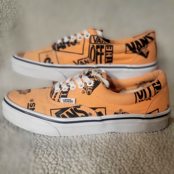 Vans OTW Logo Tangerine Lace-Up Sneakers - Size 8 (W), 6.5 (M) - Picture 3 of 9